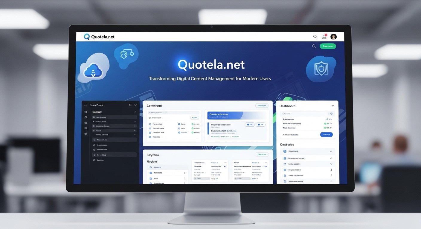 Quotela.net: Transforming Digital Content Management for Modern Users